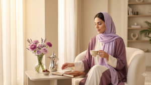 calming self-care routine