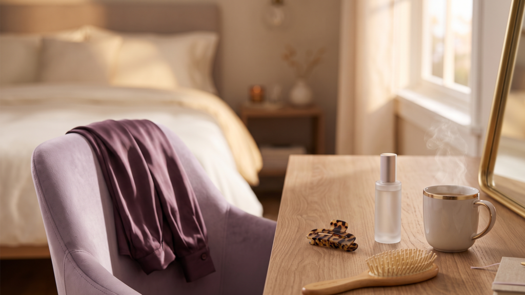 non-clinical beauty care after work stress