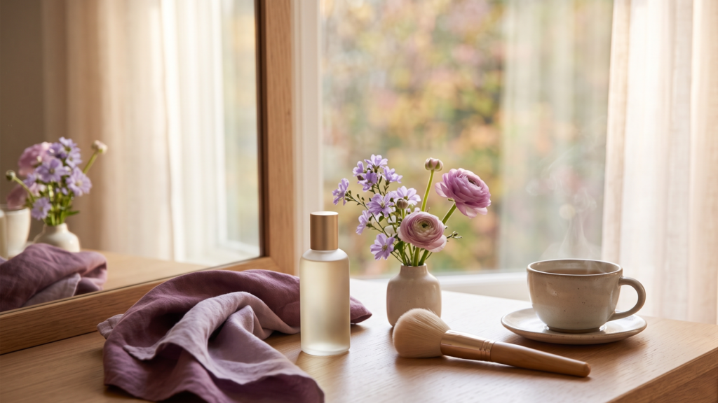 gentle non-clinical beauty care during life transition