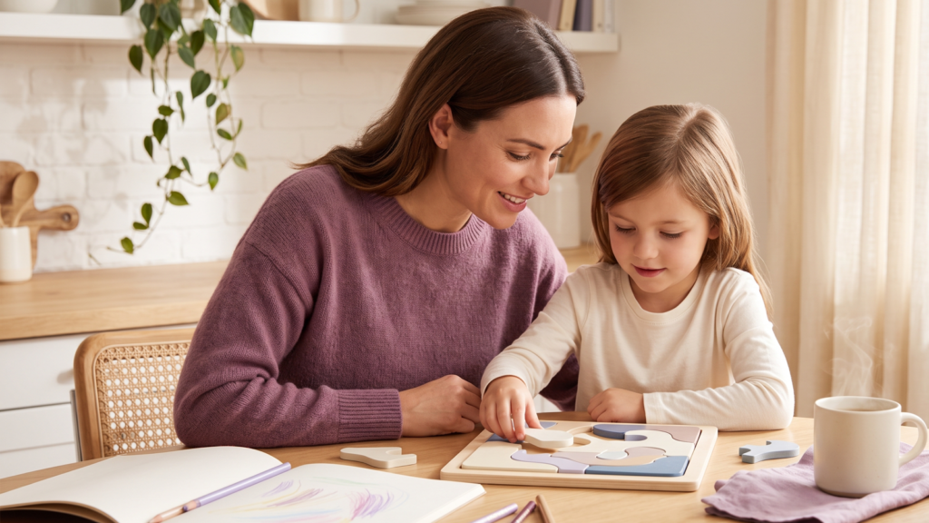 supporting a child when the mind feels crowded