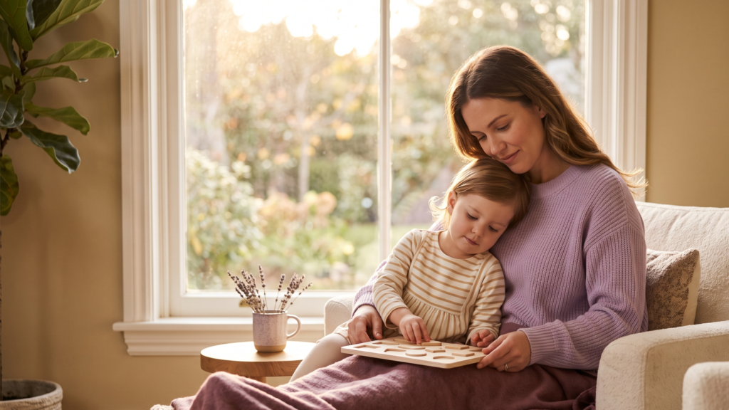 supporting a child gently during an emotionally tender season