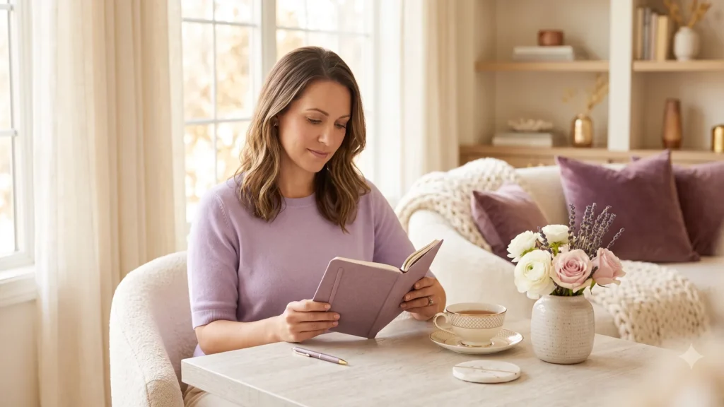 calming self-care routine