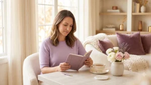 calming self-care routine