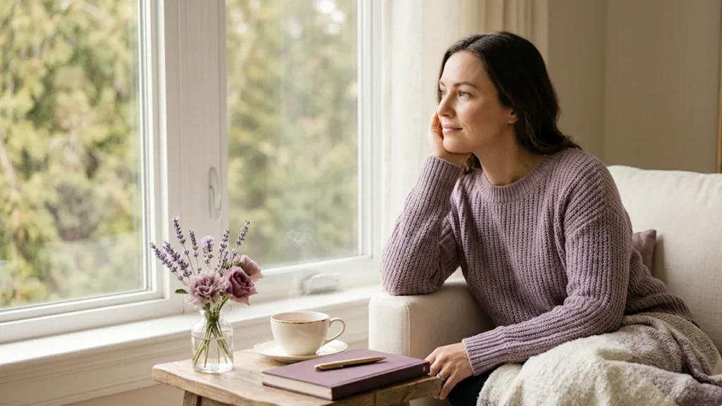 calming self-care routine