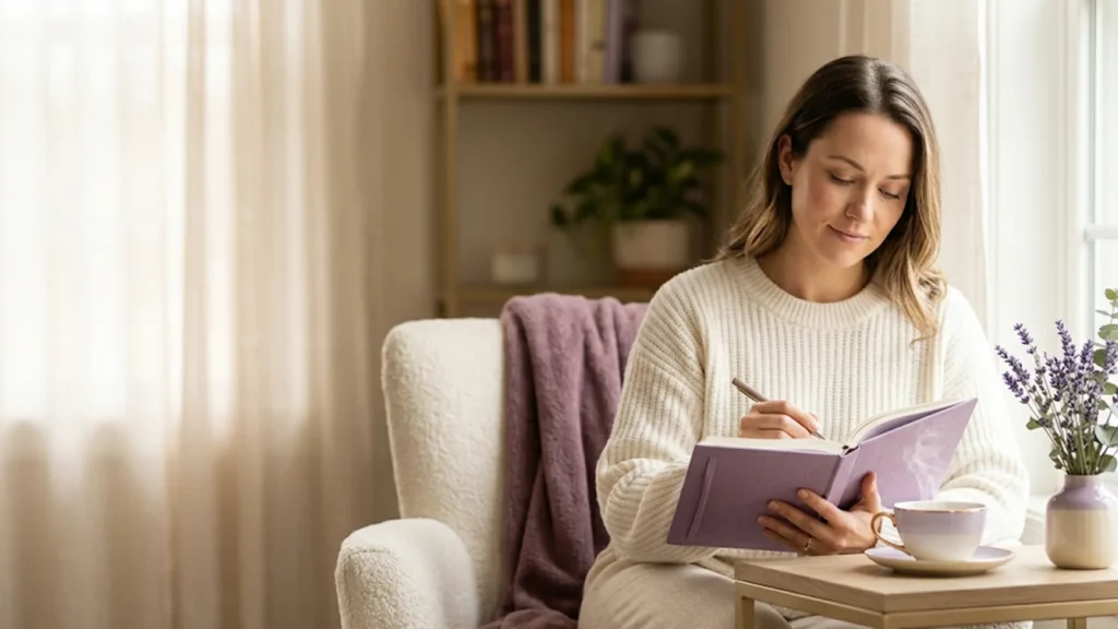 calming self-care routine