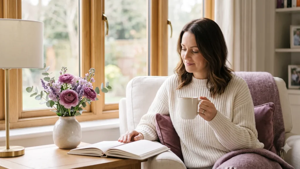 calming self-care routine