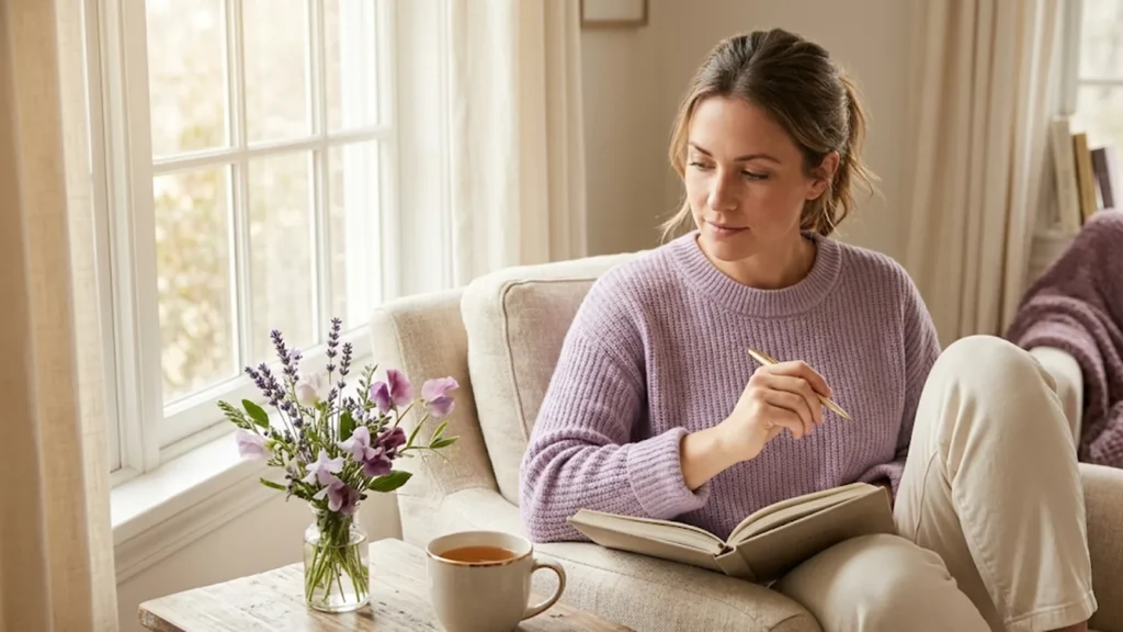 calming self-care routine