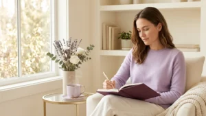 calming self-care routine
