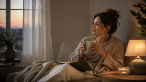 calming self-care routine