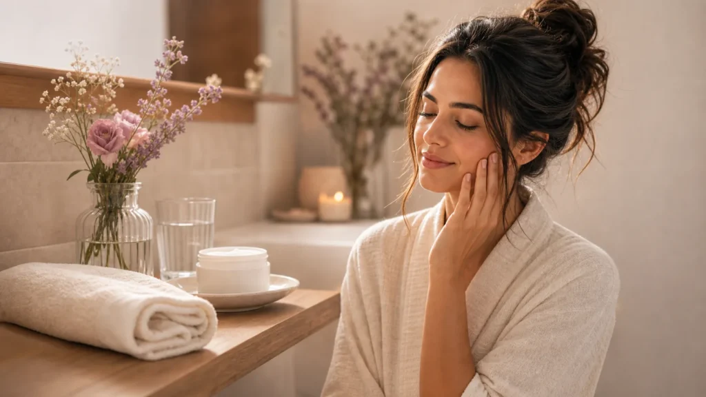 gentle beauty habits for sensitive tired skin