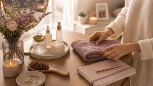 gentle beauty prep for a calm week ahead
