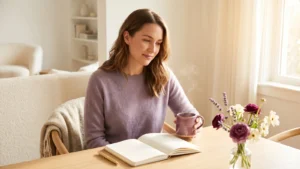 calming self-care routine