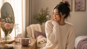 soft and beautiful confidence without perfection pressure