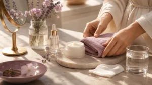 natural glow routines with calm low-pressure beauty care