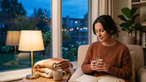 calming self-care routine