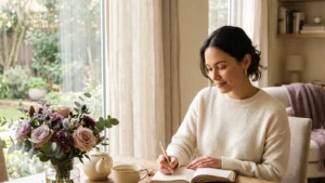 calming self-care routine