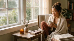 calming self-care routine