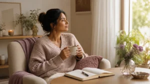 calming self-care routine