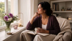 calming self-care routine