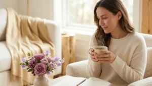 calming self-care routine