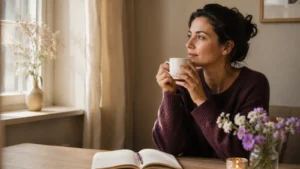 calming self-care routine