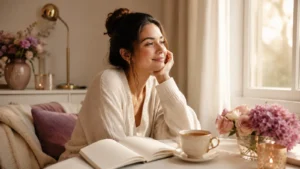 calming self-care routine