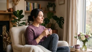 calming self-care routine