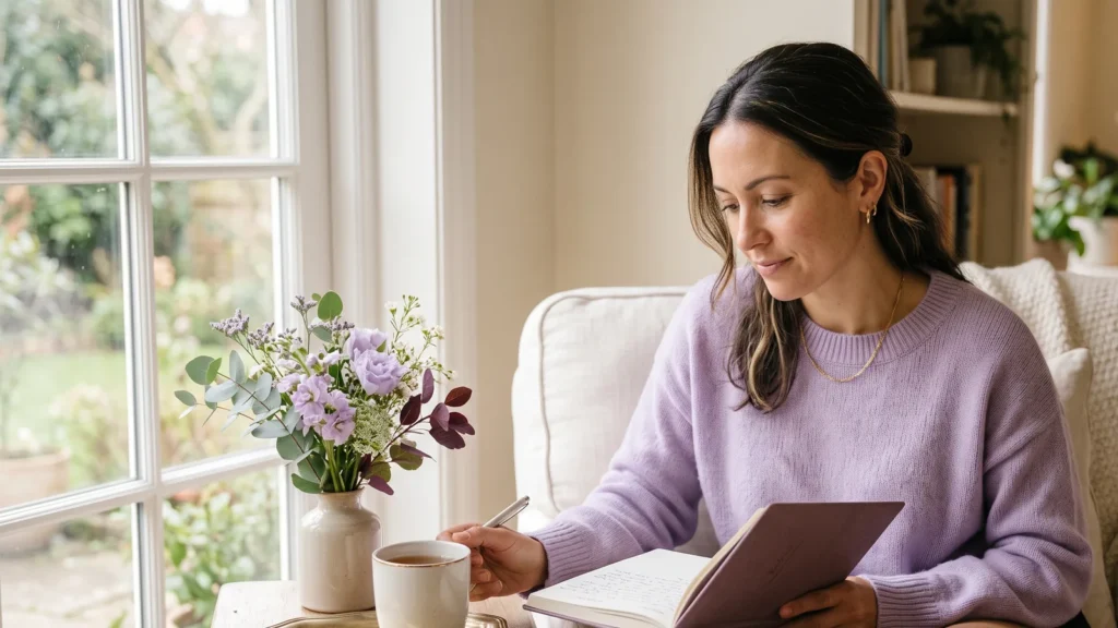 calming self-care routine