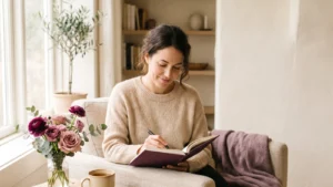 calming self-care routine